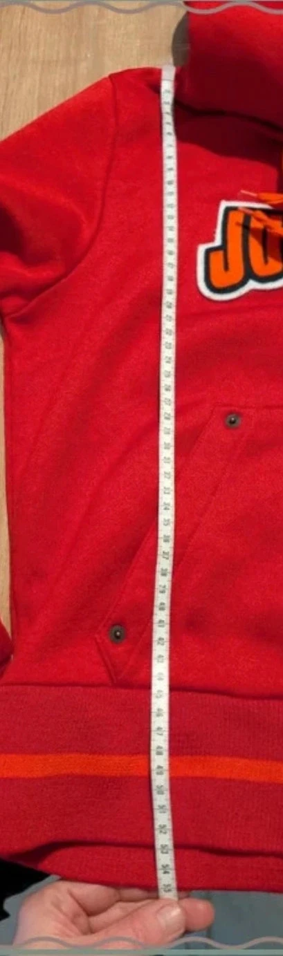 Magnifique Red Nike "Just Do It" Hoodie - Vintage - Size L – photo 11